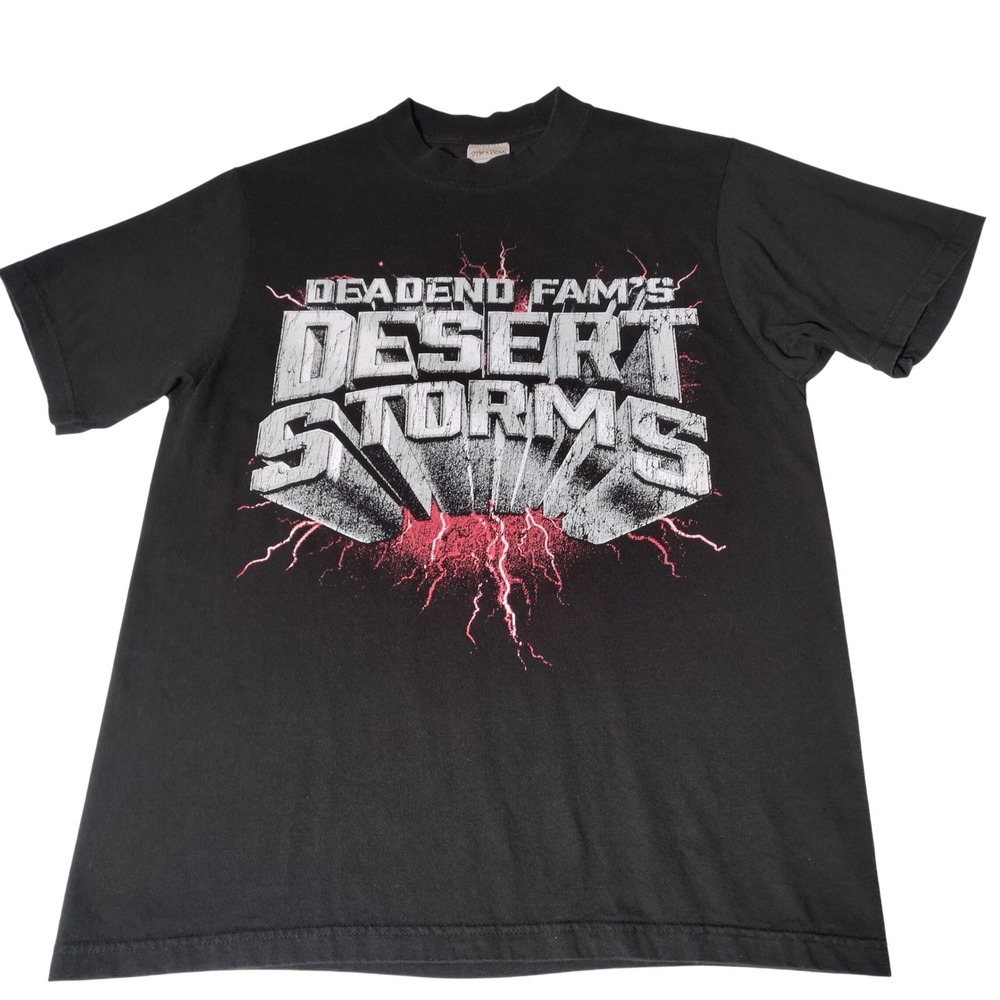 Shaka Wear Deadend Fam Desert Storms West Zona Krump T-Shirt Mens M Black